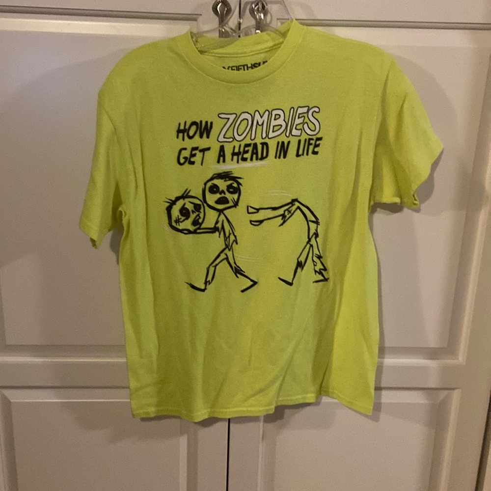 Neon green zombie shirt
